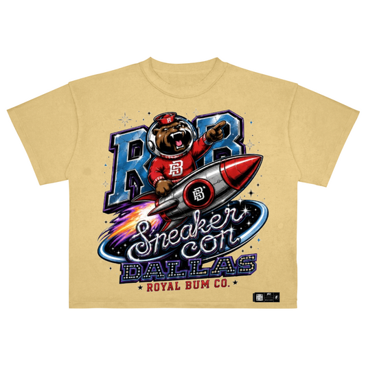 Sneakercon X Royal Bum Glitch Tee (Tan)